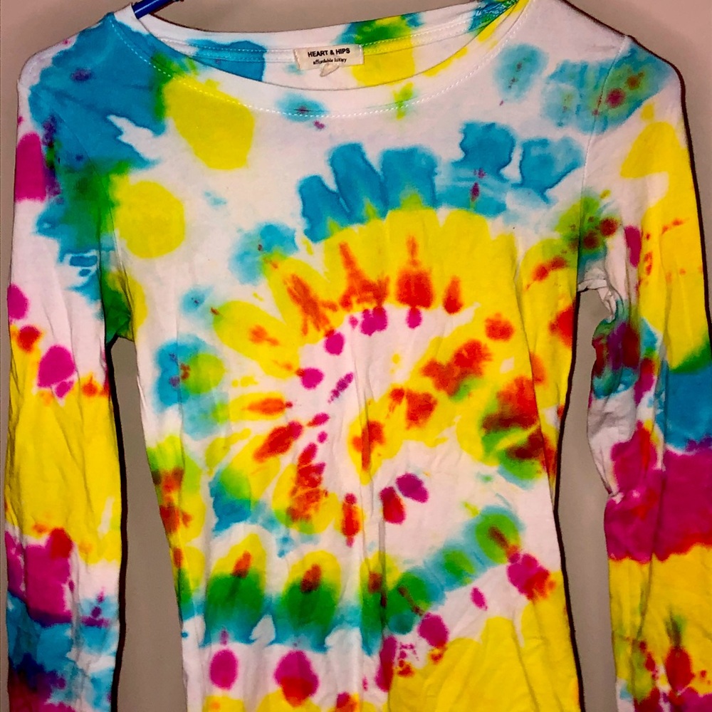 Long Sleeve Tie Dye Shirt